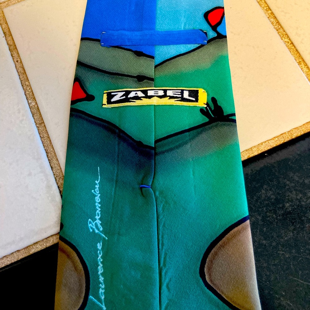 Zabel Vintage Golf Tie